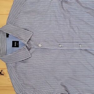 Hugo Boss striped dress shirt slim fit large